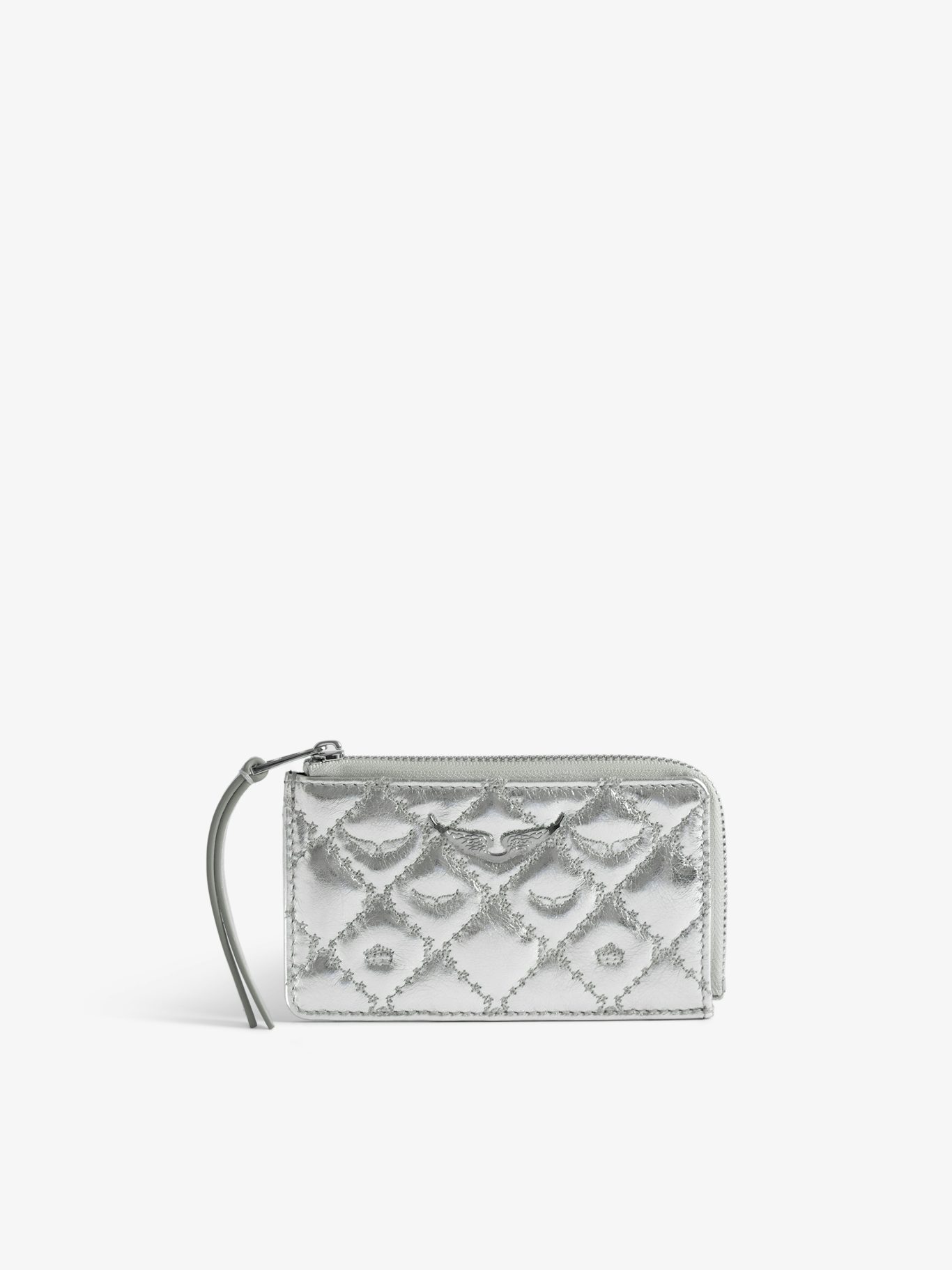Zadig & Voltaire ZV Card Monogram Metal Card Holder