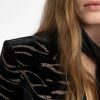 WWBL01939_BLACK_HOVER_68824efa952e5 Zadig & Voltaire Vavy Velvet Blazer, Black.