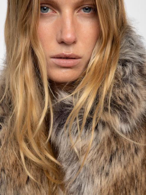 Zadig & Voltaire Faune Coat, Naturel.