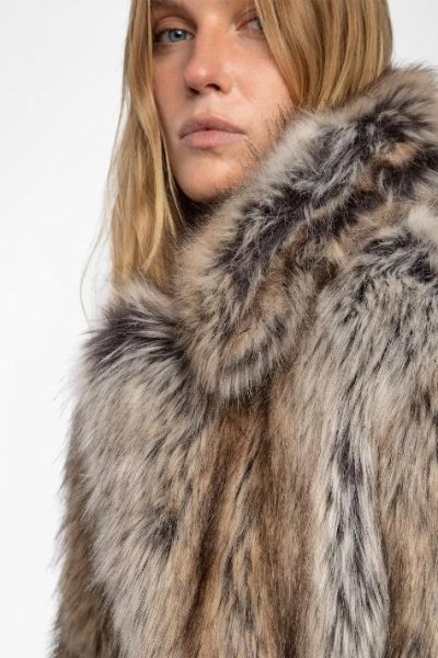Zadig & Voltaire Faune Coat, Naturel.