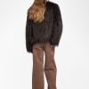 Zadig & Voltaire Freddie Coat, Dark Chocolate.
