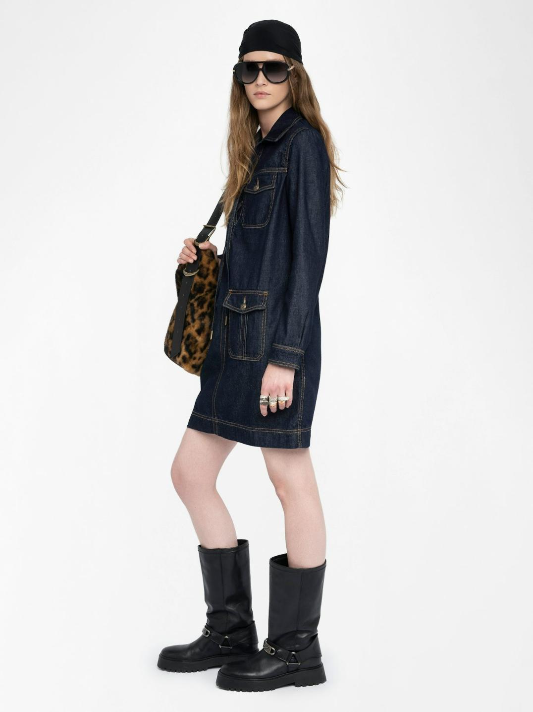 Zadig & Voltaire Remacha Denim Dress,