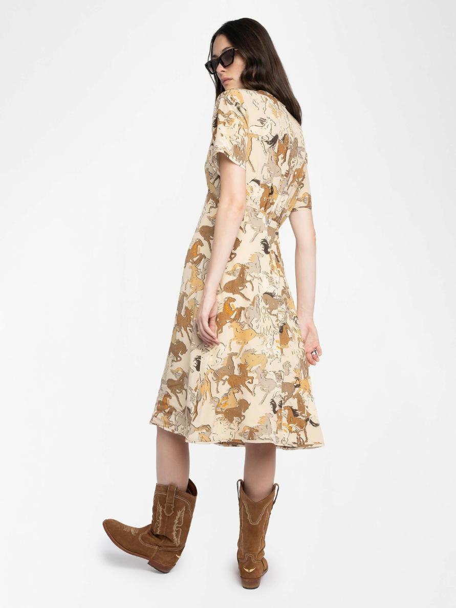 WWDR02582_ECRU_BACK Zadig & Voltaire Rhodral Dress