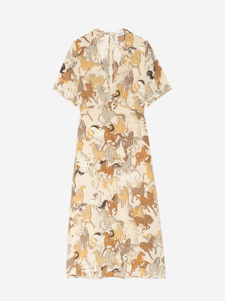 WWDR02582_ECRU_PACKSHOT Zadig & Voltaire Rhodral Dress