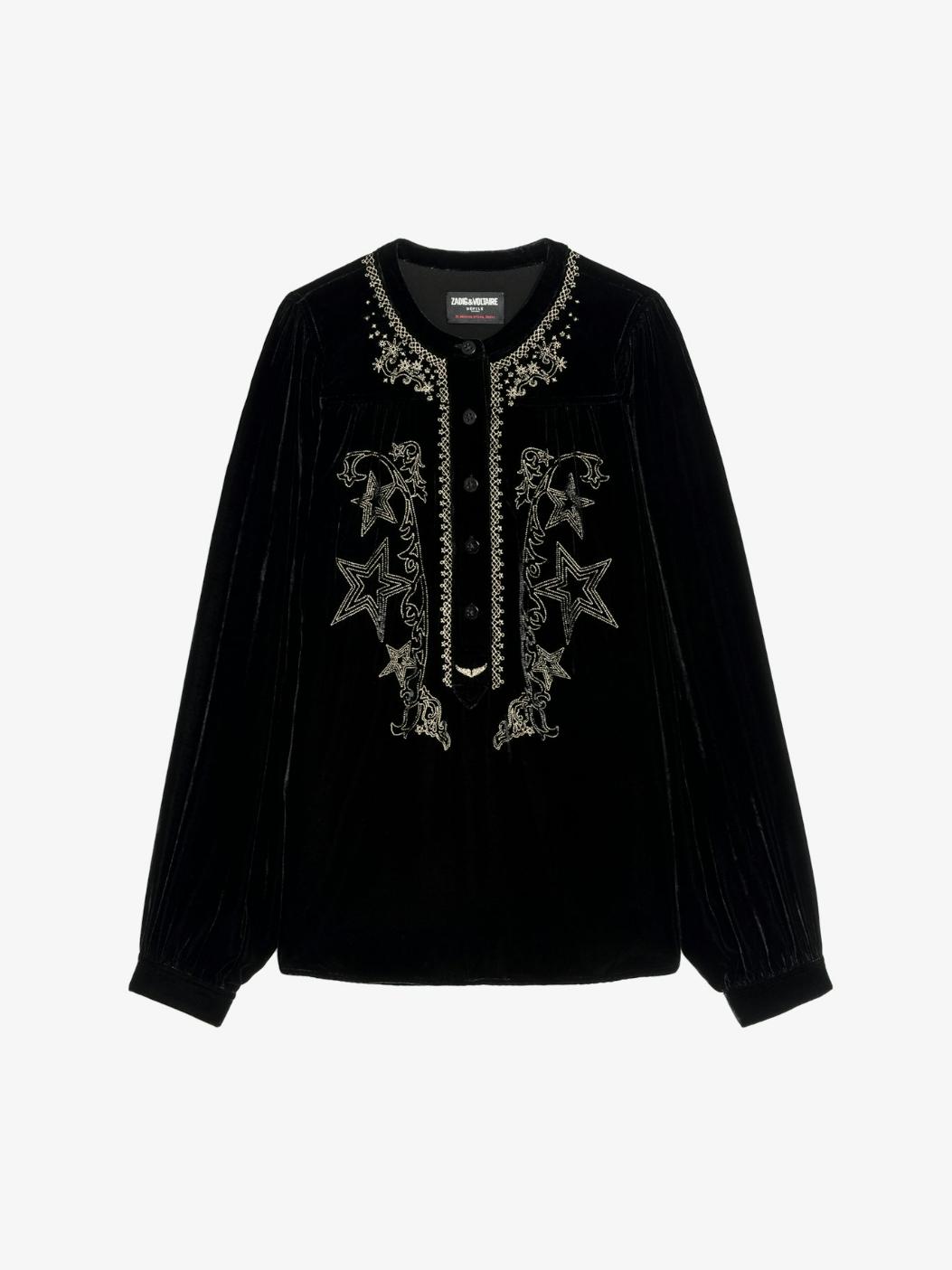 WWSH02251_BLACK_PACKSHOT_687df3b696252 Zadig & Voltaire Tigy Blouse
