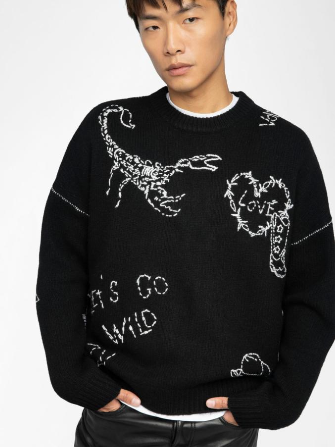 Zadig & Voltaire Bobo Jumper, Noir.