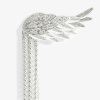 owjw01774_matt_silver_addi_1_1 Zadig & Voltaire Rock Feather Chain Earrings,