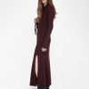photo (2) Zadig & Voltaire Lysaya Knit Dress, Burgundy.