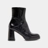 Jonak Voris Platform Boots, Black Leather.