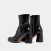 Jonak Voris Platform Boots, Black Leather.