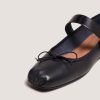 Jonak Dominante Ballet Flats, Black Leather