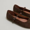 Jonak Drima Ballet Flats, Brown Crust