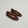Jonak Drima Ballet Flats, Brown Crust