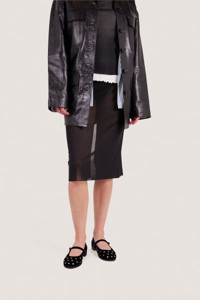 Jonak Deliott Ballet Flats, Black Suede