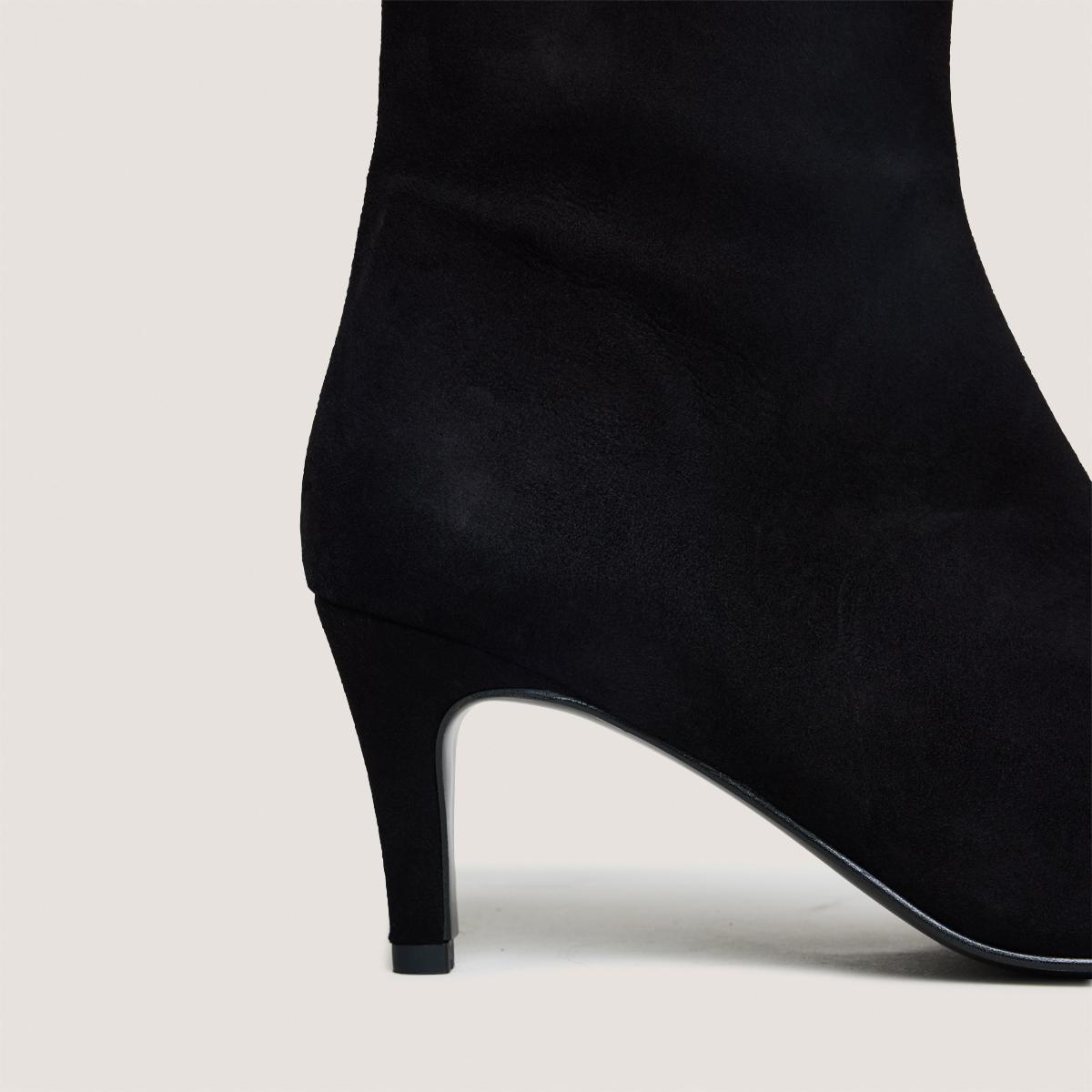 3900218-26 (1) Jonak Diemina Ankle Boots, Black Suede.