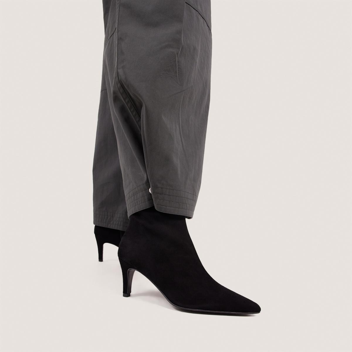 3900218-26 (4) Jonak Diemina Ankle Boots, Black Suede.