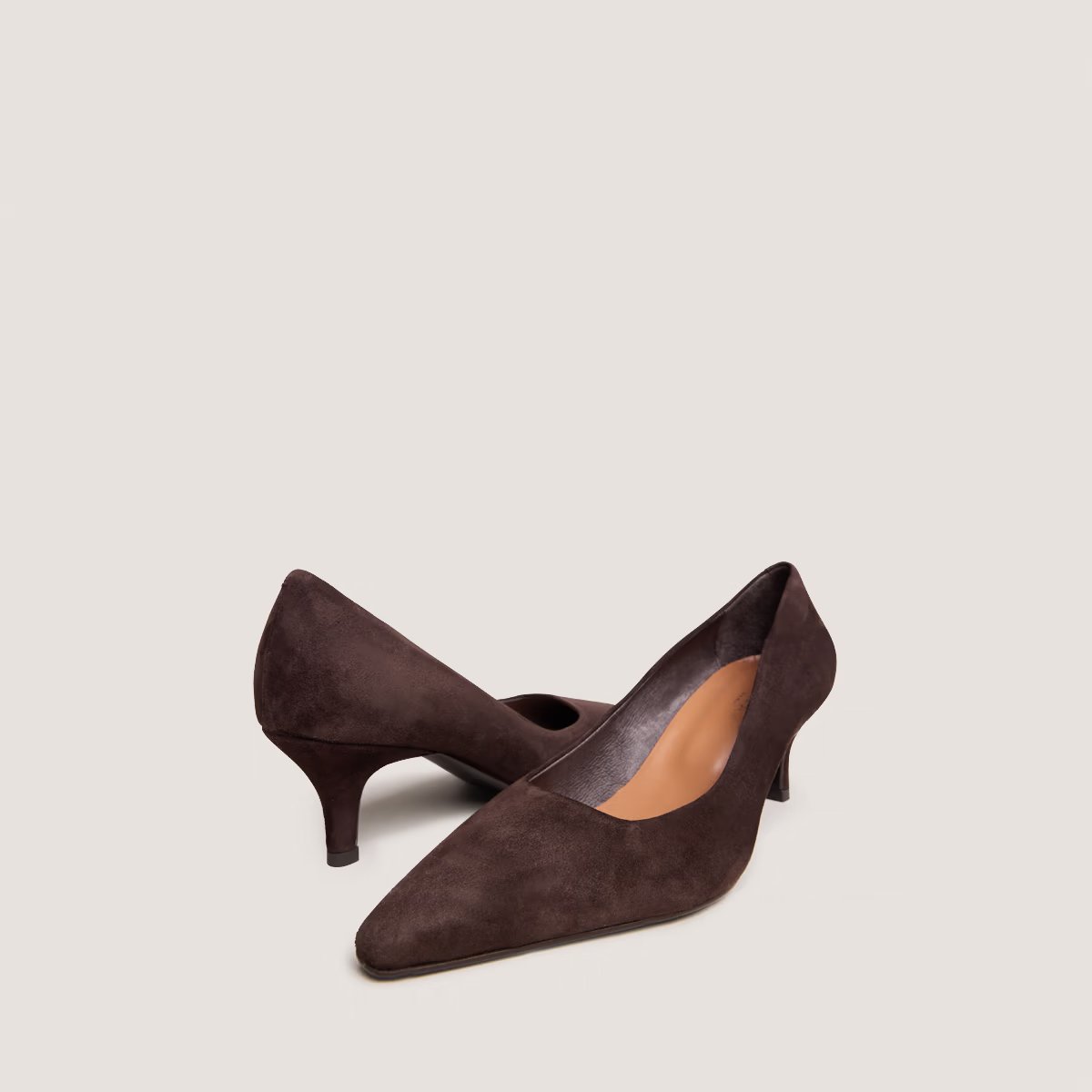 Jonak Debrief Pumps, Dark Brown Suede.