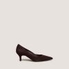 Jonak Debrief Pumps, Dark Brown Suede.