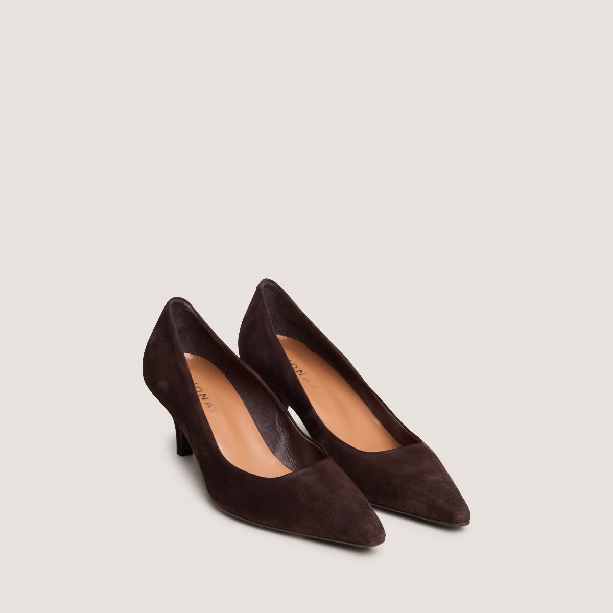 Jonak Debrief Pumps, Dark Brown Suede.
