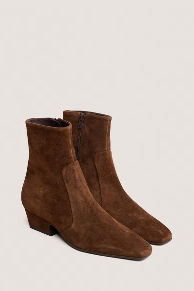 Jonak Domaine Ankle Boots, Brown Suede