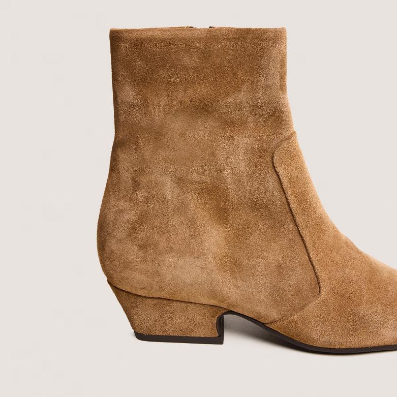 3900248-320 (2) Jonak Domaine Ankle Boots, Tobacco Suede.