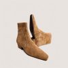 3900248-320 (3) Jonak Domaine Ankle Boots, Tobacco Suede.
