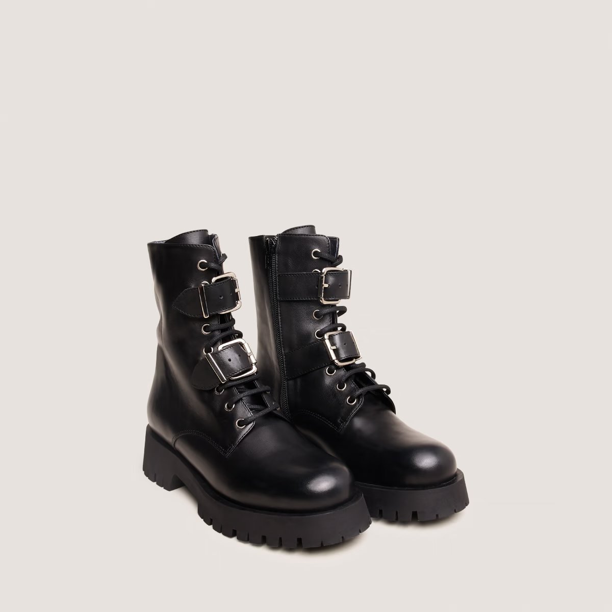 Jonak Dalay Boots, Black Leather.
