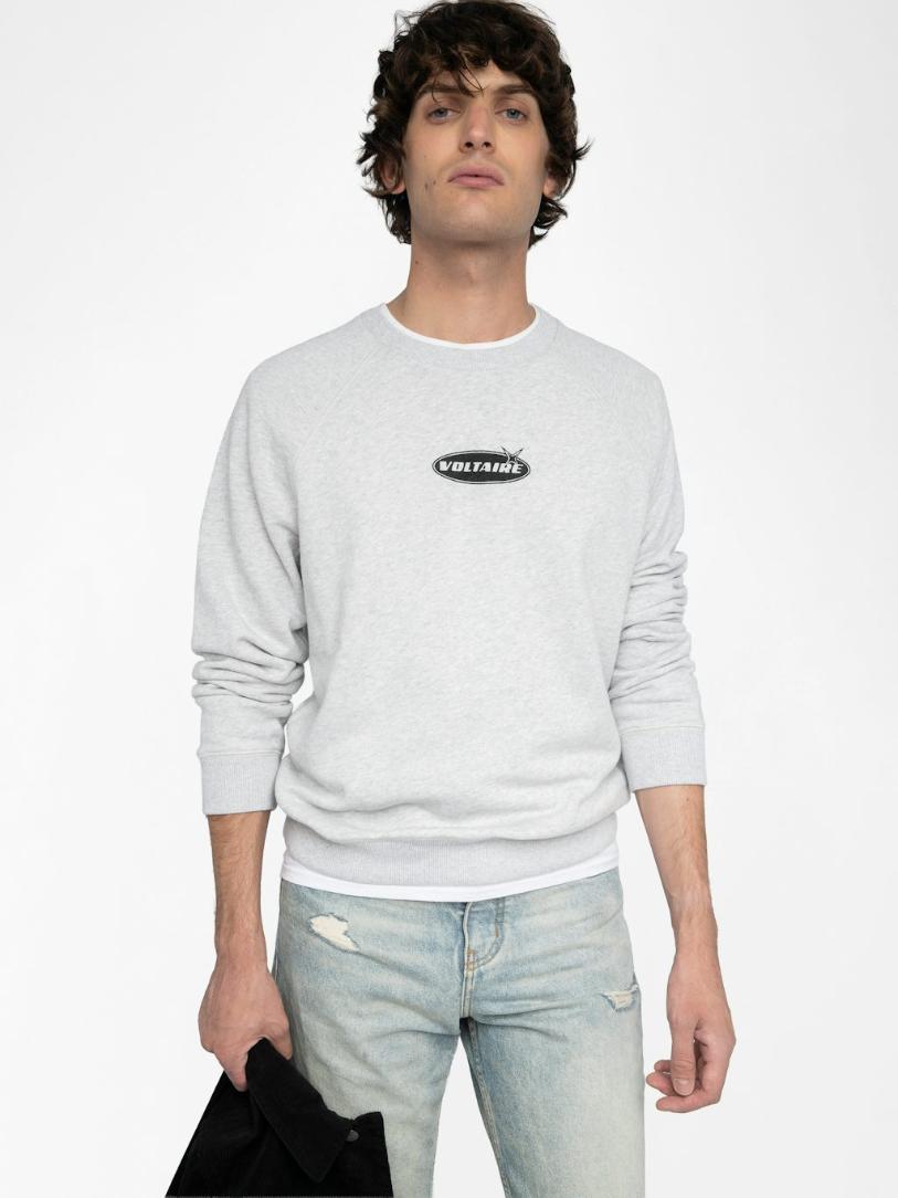 JMSS01322_GRIS_CHINE_CLAI_ADDI_2_68cc0aed2d34c Zadig & Voltaire Uppy Sweatshirt