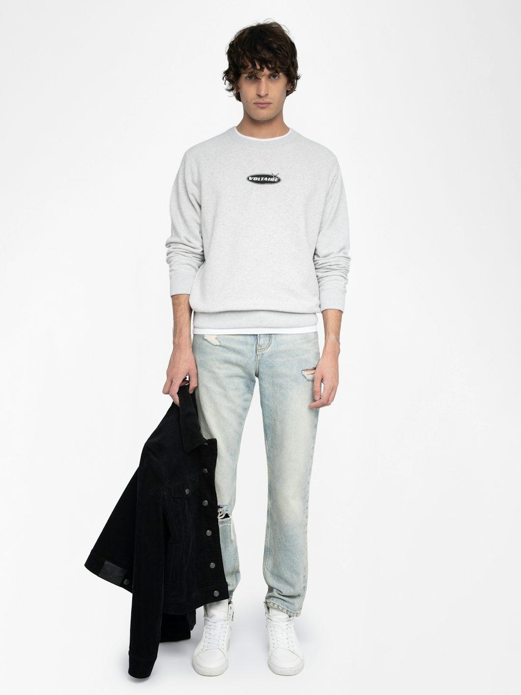 JMSS01322_GRIS_CHINE_CLAI_SHOOTING_68cc08e451b48 Zadig & Voltaire Uppy Sweatshirt