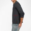 Zadig & Voltaire Monastir Henley T-Shirt, Carbone.