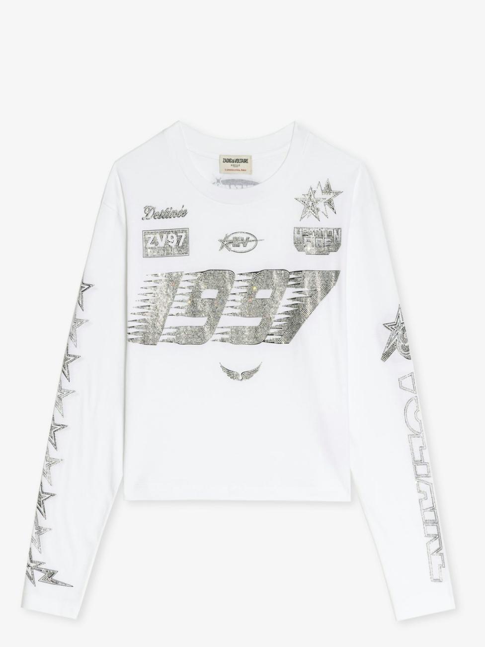 Zadig & Voltaire Io T-Shirt, White.