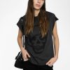 Zadig & Voltaire Cloe Tank Top, Carbone