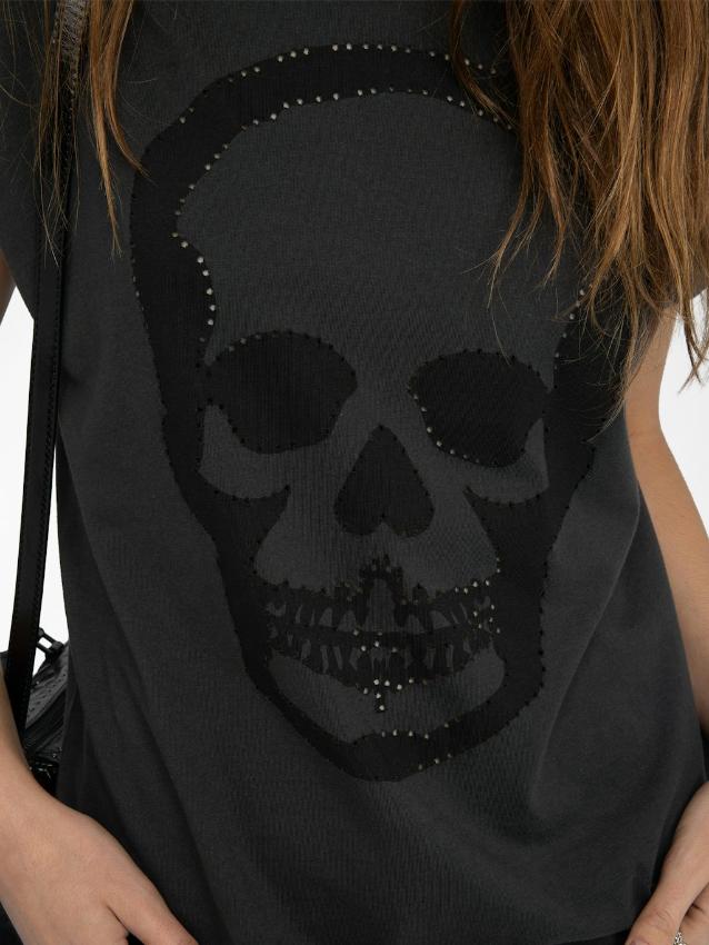 Zadig & Voltaire Cloe Tank Top, Carbone