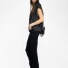 Zadig & Voltaire Cloe Tank Top, Carbone
