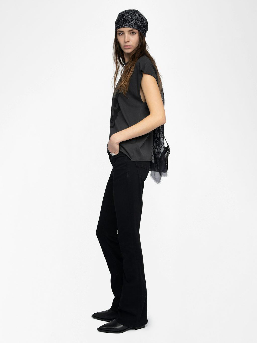 Zadig & Voltaire Cloe Tank Top, Carbone