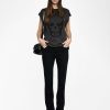 Zadig & Voltaire Cloe Tank Top, Carbone
