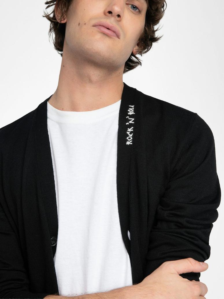 Zadig & Voltaire Remi Cardigan, Black.