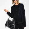 KWSW02841_BLACK_ADDI_2_68cc06a689151 Zadig & Voltaire Markuz Cashmere Sweater, Black.