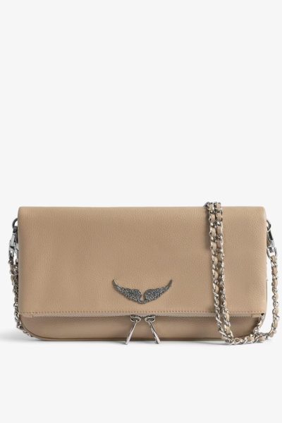 Zadig & Voltaire Rock Clutch, Clay.