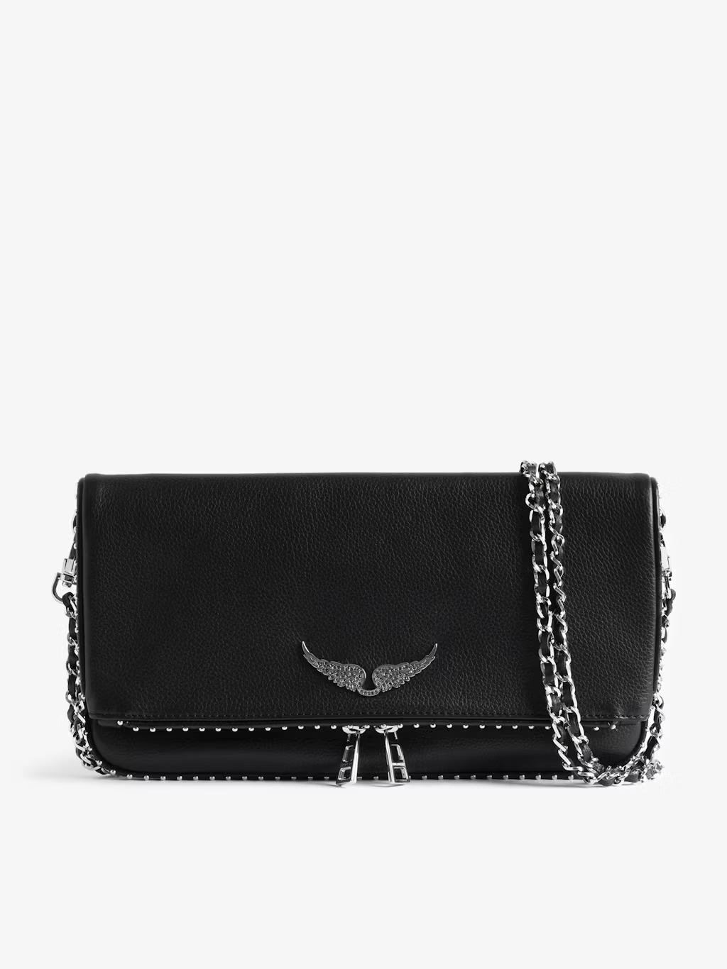 Zadig & Voltaire Rock Studs Pochette, Black.
