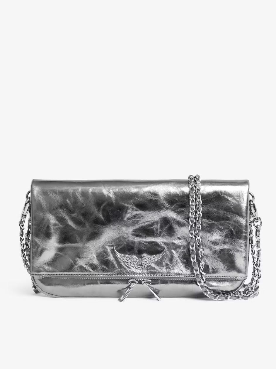 LWBA04153_GUN_PACKSHOT_68d1247fb8060 (1) Zadig & Voltaire Rock Vintage Metal Clutch, Gun.