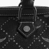 Zadig & Voltaire Sunny XS Vibe Monogram Bag, Black.