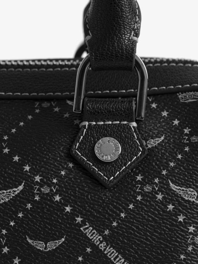 Zadig & Voltaire Sunny XS Vibe Monogram Bag, Black.