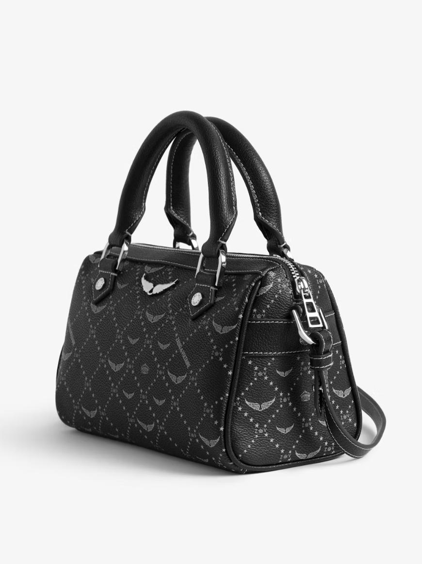 Zadig & Voltaire Sunny XS Vibe Monogram Bag, Black.