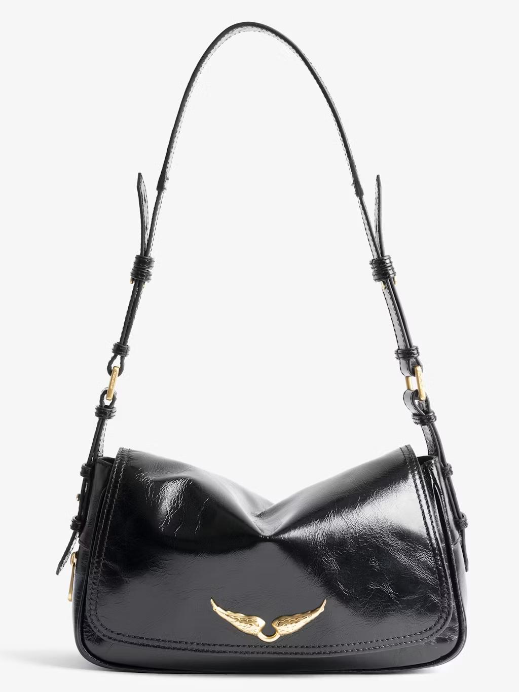 LWBA04169_BLACK_ADDI_2_68f0a61581fea Zadig & Voltaire Le Zouzou Vintage Patent Bag, Black.