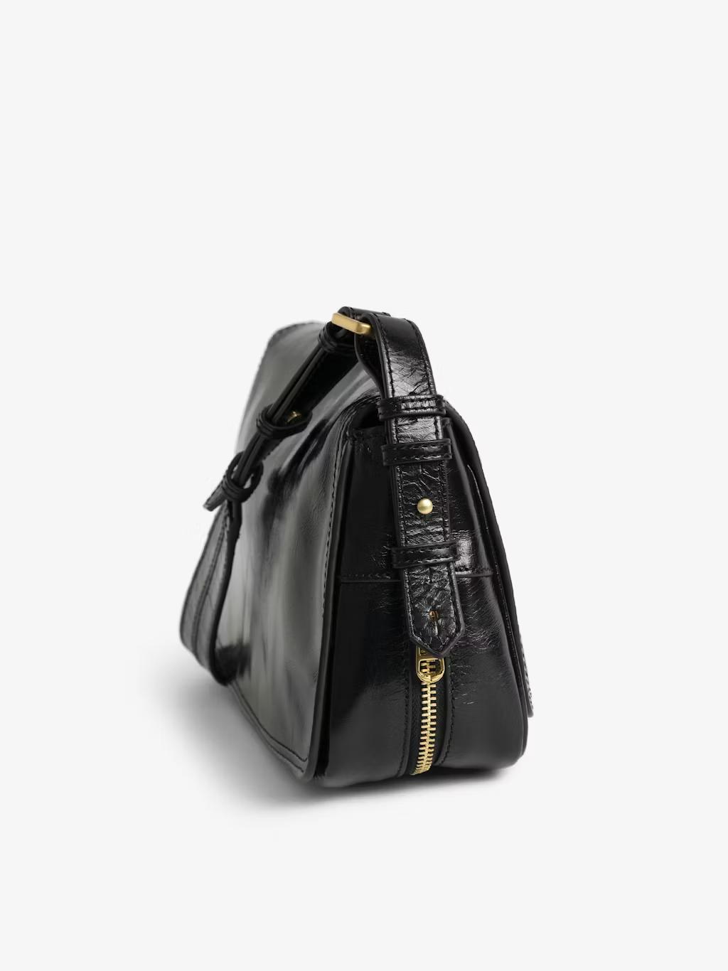 LWBA04169_BLACK_ADDI_4_68d2522eda433 Zadig & Voltaire Le Zouzou Vintage Patent Bag, Black.