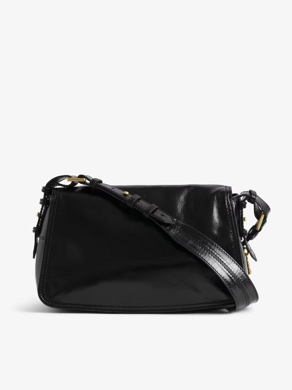 LWBA04169_BLACK_BACK_68d25230a3116 Zadig & Voltaire Le Zouzou Vintage Patent Bag, Black.