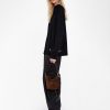 Zadig & Voltaire Baby Jane Suede Bag, Wood.