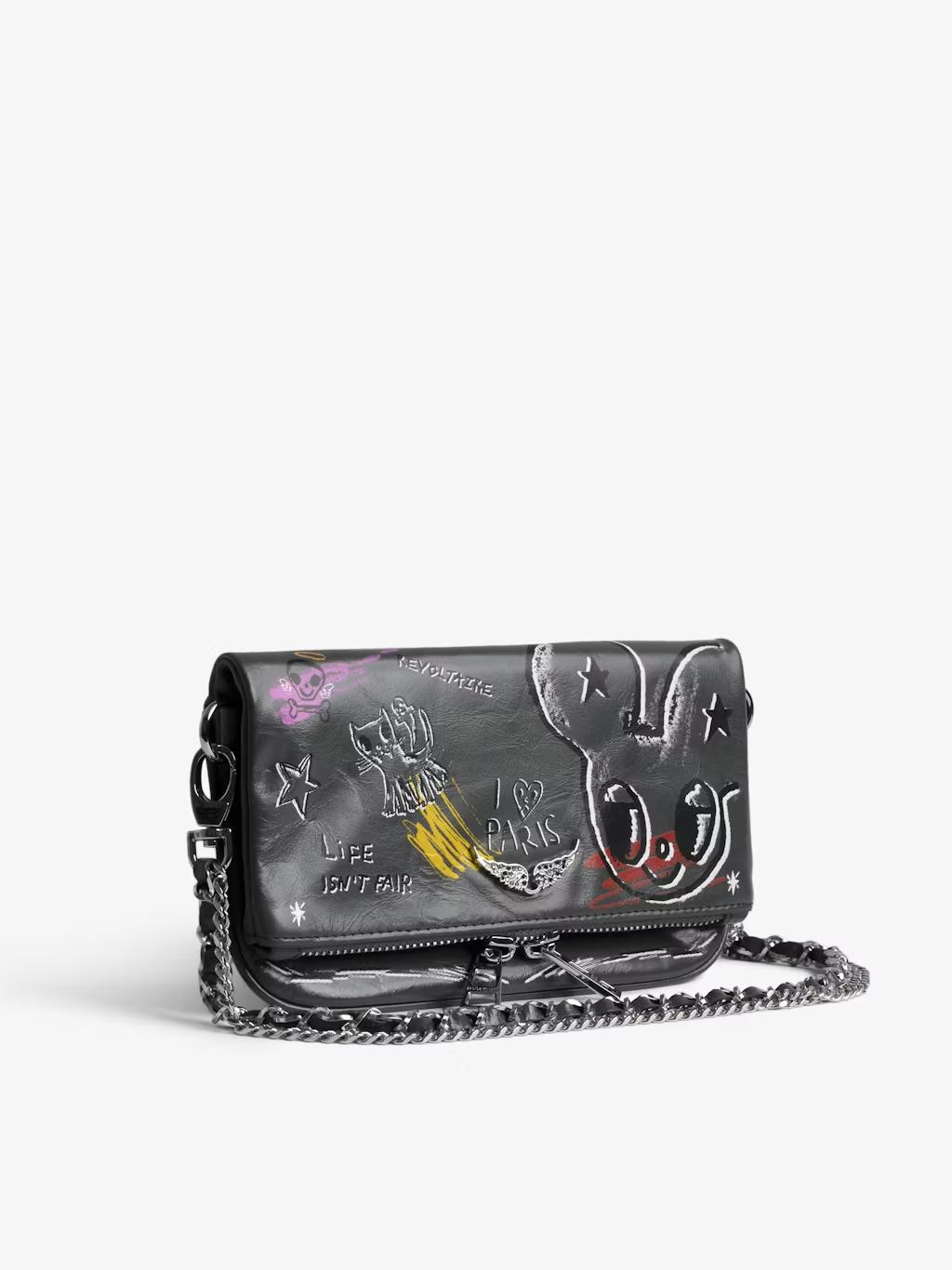 Zadig & Voltaire Rock Nano Humberto Clutch, Road.
