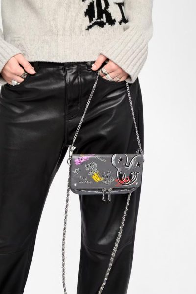 Zadig & Voltaire Rock Nano Humberto Clutch, Road.